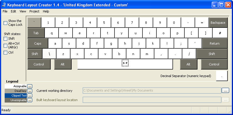 Program Keyboard F Keys