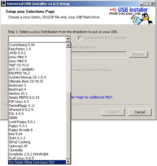 universal usb installer from folder