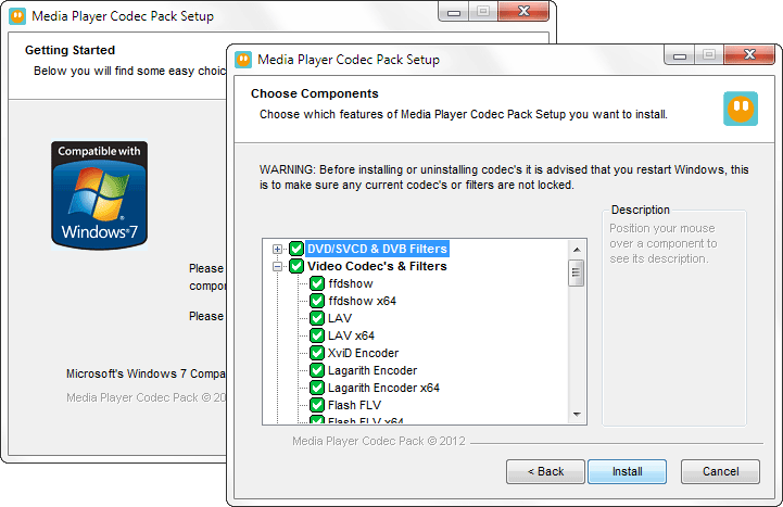 Codec windows 11. Кодек и проигрыватель. Media Player codec Pack. XP codec Pack. Microsoft Camera codec Pack для ОС Windows 8.