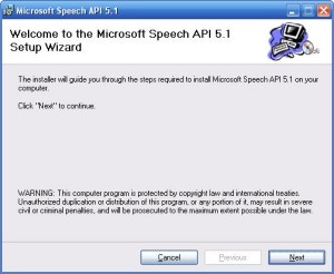 Microsoft Speech API