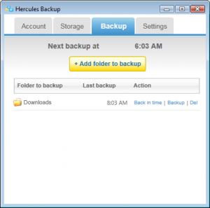 Hercules Backup