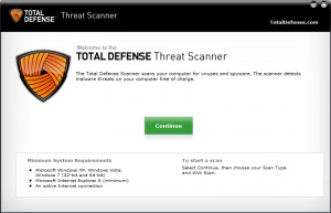 Total Defense Threat Scanner