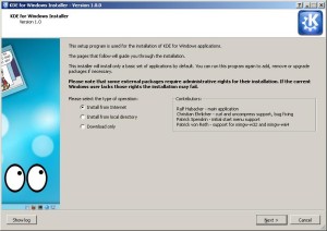 KDE Software Compilation