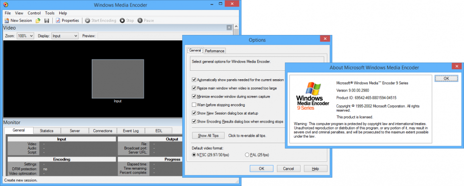 windows media encoder 9.0