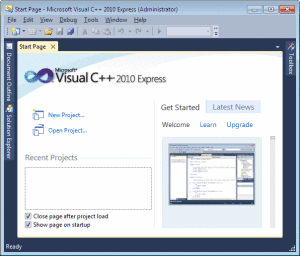 Microsoft Visual C++ 2010 Express