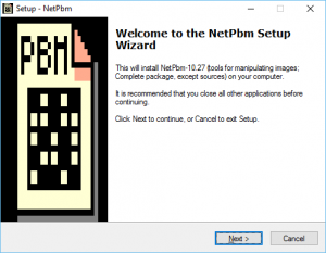 NetPbm for Windows