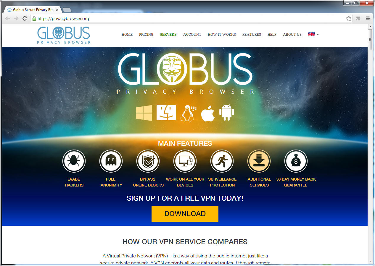 globus browser или tor hyrda вход