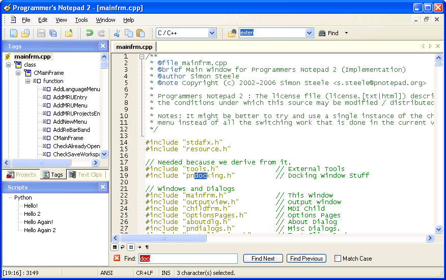 programming notepad for mac