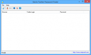 SterJo Twitter Password Finder