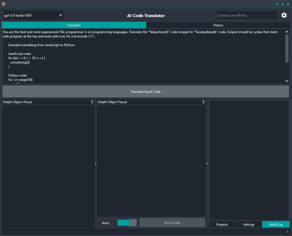 Trnaslator Code Скачать бесплатно AI Code Translator для компьютера под Windows